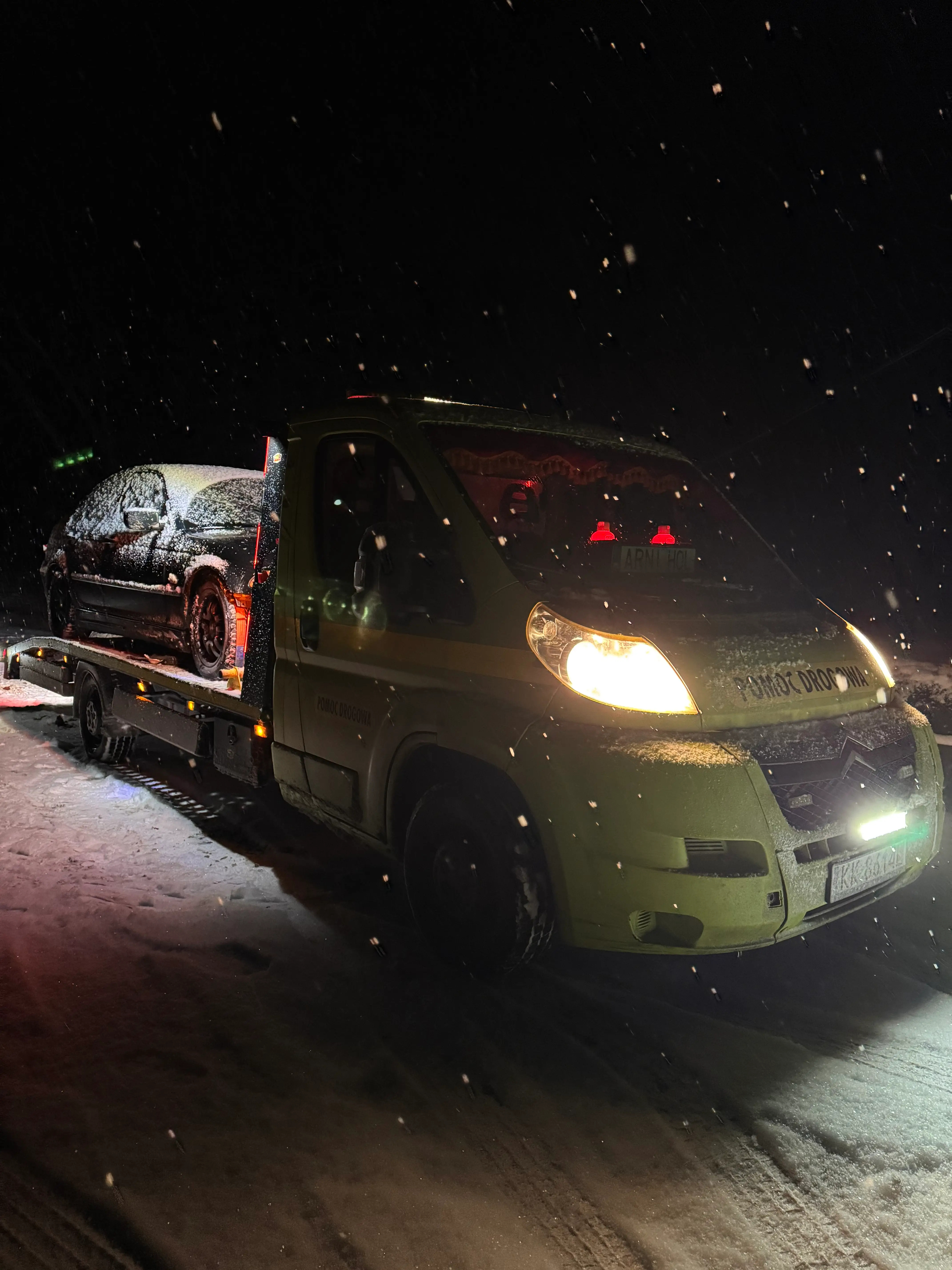 Holowanie samochodu osobowego w Krakowie